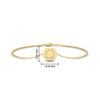 Load image into Gallery viewer, Alphabet disc diamond bracelet