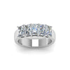 Load image into Gallery viewer, radiant-cut-5-stone-anniversary-band-1-carat-in-white-gold-FD8008RABHAND-1CT-NL-WG.jpg