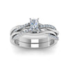 Load image into Gallery viewer, radiant-cut-Infinity-twist-diamond-matching-bridal-set-in-14K-white-gold-FD8253RA-NL-WG