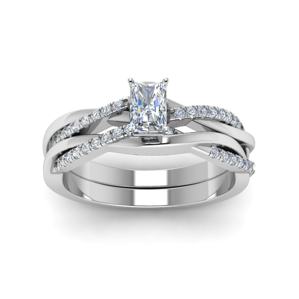 radiant-cut-Infinity-twist-diamond-matching-bridal-set-in-14K-white-gold-FD8253RA-NL-WG