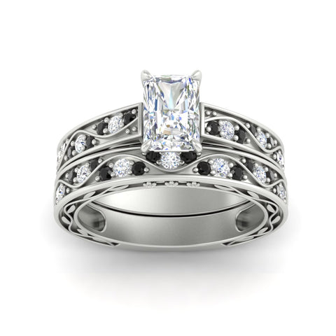 radiant-cut-antique-filigree-black-diamond-bridal-ring-set-in-white-gold-fdens3543ragblackangle5-nl-wg.jpg