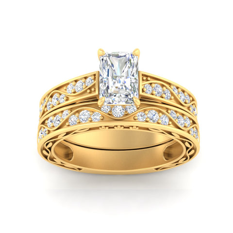 radiant-cut-antique-filigree-diamond-bridal-ring-set-in-yellow-gold-fdens3543raangle5-nl-yg.jpg