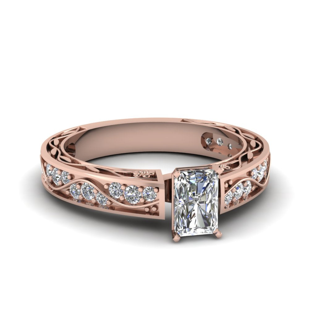 radiant-cut-antique-filigree-diamond-ring-in-14K-rose-gold-FDENS3543RAR-NL-RG