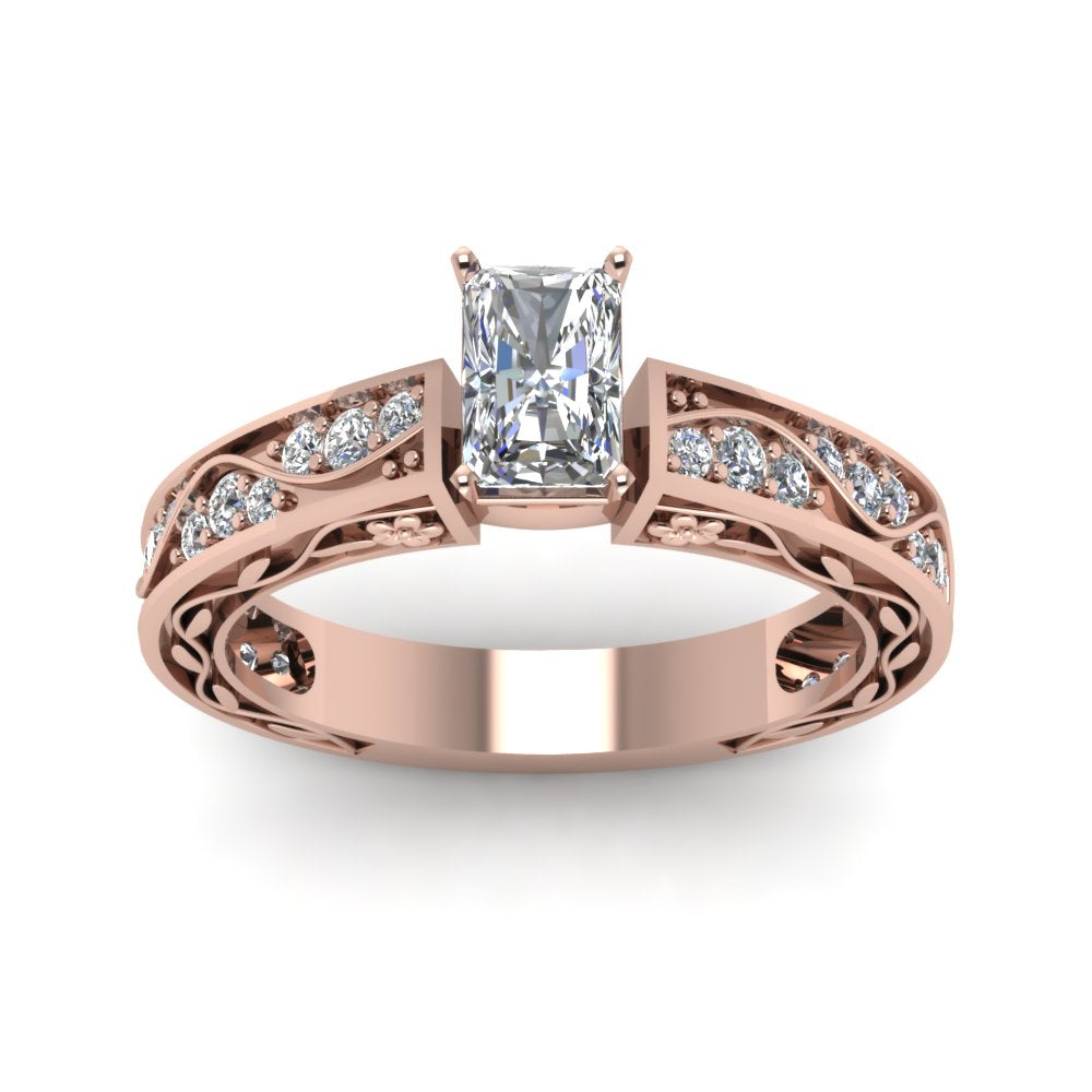 radiant-cut-antique-filigree-diamond-ring-in-14K-rose-gold-FDENS3543RARANGLE5-NL-RG
