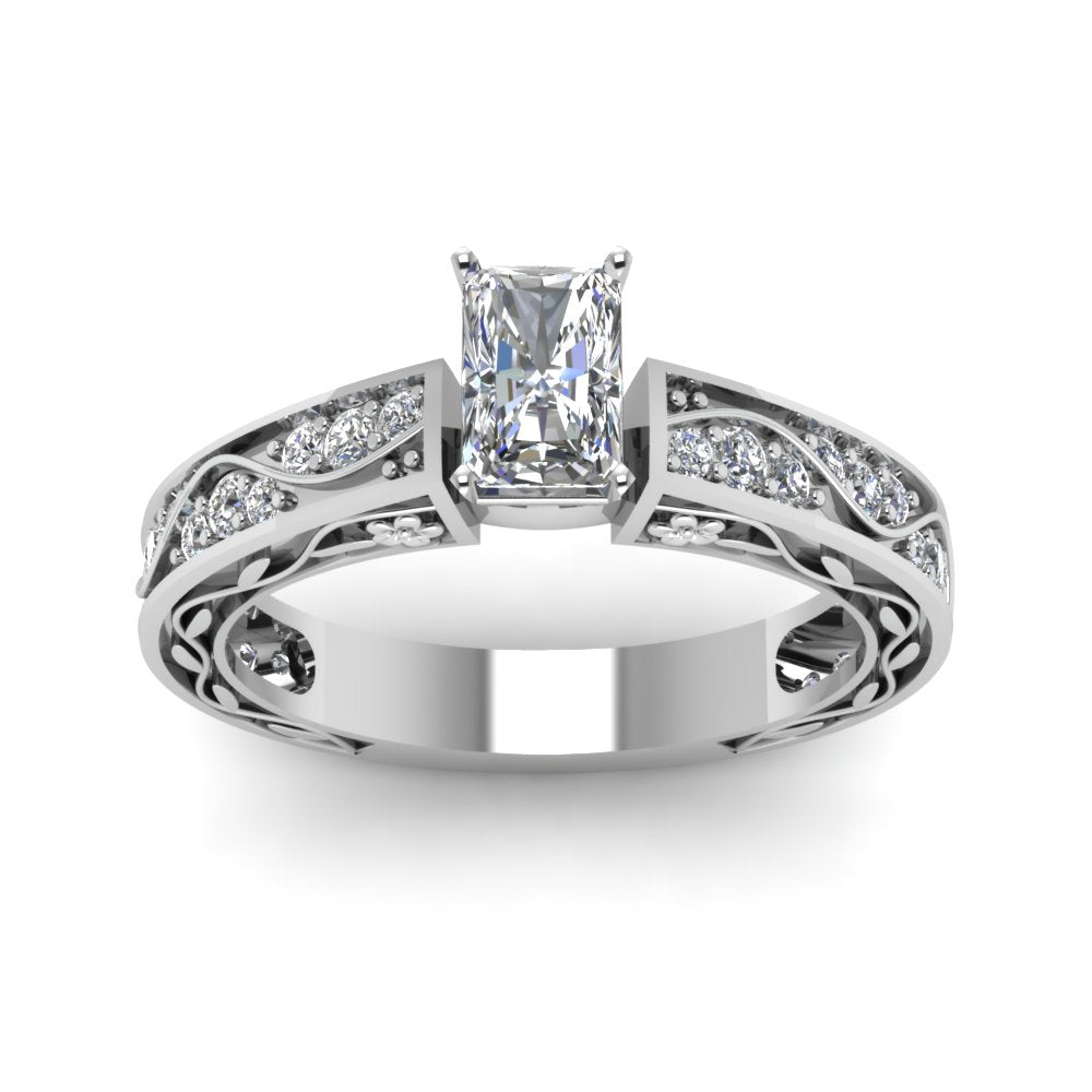 radiant-cut-antique-filigree-diamond-ring-in-14K-white-gold-FDENS3543RARANGLE5-NL-WG
