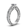 Load image into Gallery viewer, radiant-cut-antique-filigree-diamond-ring-in-950-platinum-FDENS3543RARANGLE2-NL-WG_d229c42e-4b7d-43e4-a1ba-08a87b5fcfb6