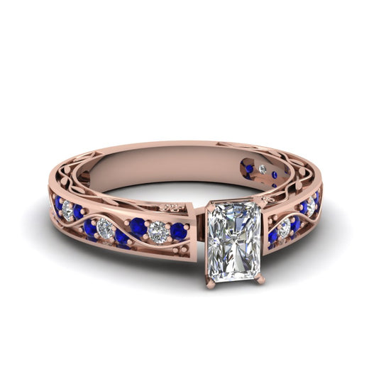 radiant-cut-antique-filigree-diamond-ring-with-blue-sapphire-in-14K-rose-gold-FDENS3543RARGSABL-NL-RG_39360ecd-ae0f-4b08-9d31-96c455723b89