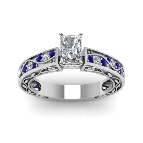 radiant-cut-antique-filigree-diamond-ring-with-blue-sapphire-in-950-platinum-FDENS3543RARGSABLANGLE5-NL-WG_c52fa205-9c6c-4cdb-82f2-de96dbe6dc8c