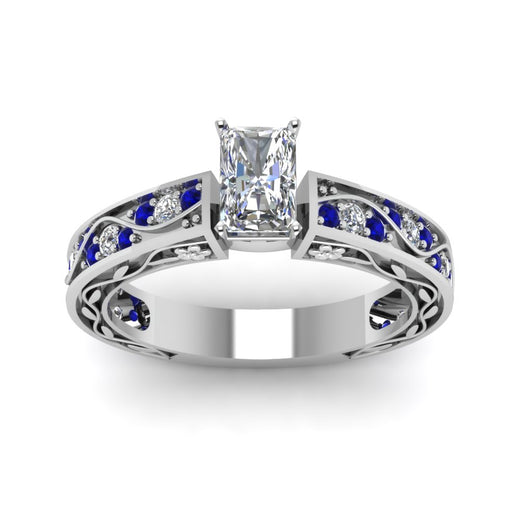 radiant-cut-antique-filigree-diamond-ring-with-blue-sapphire-in-950-platinum-FDENS3543RARGSABLANGLE5-NL-WG_c52fa205-9c6c-4cdb-82f2-de96dbe6dc8c