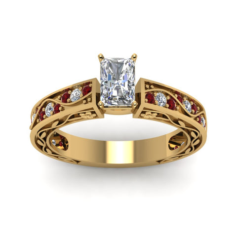 radiant-cut-antique-filigree-diamond-ring-with-ruby-in-14K-yellow-gold-FDENS3543RARGRUDRANGLE5-NL-YG_9f42b79b-c67c-40ce-bf14-258dc2776a0d