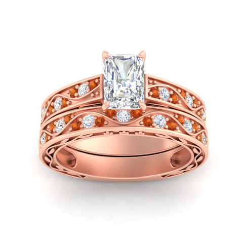 radiant-cut-antique-filigree-orange-sapphire-bridal-ring-set-in-rose-gold-fdens3543ragsaorangle5-nl-rg.jpg