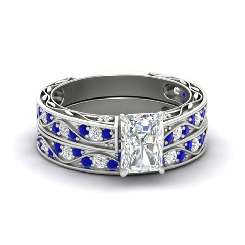 radiant-cut-antique-filigree-sapphire-bridal-ring-set-in-white-gold-fdens3543ragsablsleep-nl-wg.jpg