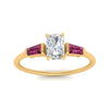 Load image into Gallery viewer, radiant-cut-bar-baguette-3-stone-pink-sapphire-engagement-ring-in-yellow-gold-FDENS100RARGSADRPIANGLE5-NL-YG