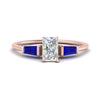 Load image into Gallery viewer, radiant-cut-bar-baguette-3-stone-sapphire-engagement-ring-in-rose-gold-FDENS100RARGSABL-NL-RG