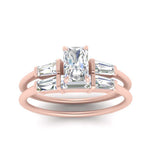Load image into Gallery viewer, radiant-cut-bar-set-diamond-ring-with-matching-3-baguette-wedding-band-in-FDENS100RA-NL-RG
