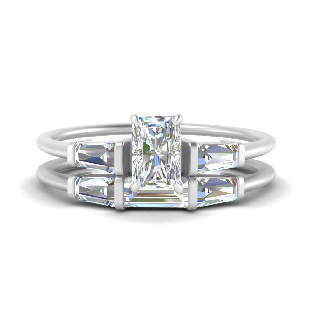 radiant-cut-bar-set-diamond-ring-with-matching-3-baguette-wedding-band-in-FDENS100RA-NL-WG