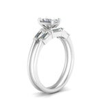 Load image into Gallery viewer, radiant-cut-bar-set-diamond-ring-with-matching-3-baguette-wedding-band-in-FDENS100RA-NL-WG
