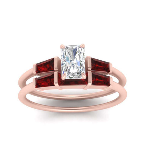 radiant-cut-bar-set-ruby-ring-with-matching-3-baguette-wedding-band-in-rose-gold-FDENS100RAGRUDRANGLE5-NL-RG