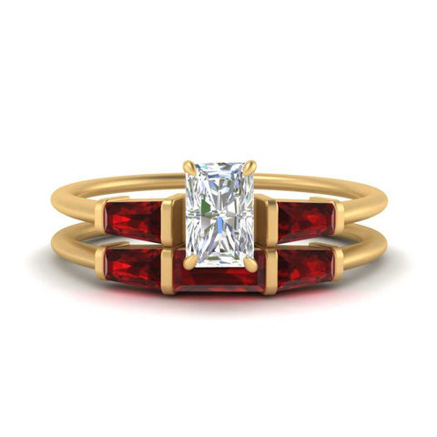 radiant-cut-bar-set-ruby-ring-with-matching-3-baguette-wedding-band-in-yellow-gold-FDENS100RAGRUDR-NL-YG
