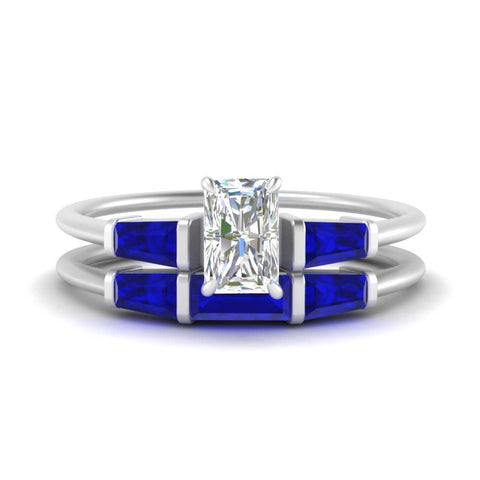 radiant-cut-bar-set-sapphire-ring-with-matching-3-baguette-wedding-band-in-white-gold-FDENS100RAGSABL-NL-WG
