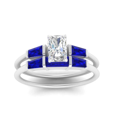 radiant-cut-bar-set-sapphire-ring-with-matching-3-baguette-wedding-band-in-white-gold-FDENS100RAGSABLANGLE5-NL-WG