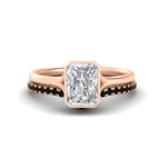 Load image into Gallery viewer, radiant-cut-bezel-solitaire-ring-with-black-diamond-band-in-rose-gold-FD11229RAGBLACK-NL-RG_39b0f7e7-4e11-4c1c-aaba-284098b96665.jpg?v=1758702954