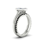 Load image into Gallery viewer, radiant-cut-bezel-solitaire-ring-with-black-diamond-band-in-white-gold-FD11229RAGBLACKANGLE2-NL-WG.jpg?v=1758702888