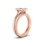 Load image into Gallery viewer, radiant-cut-bezel-solitaire-ring-with-diamond-band-in-rose-gold-FD11229RAANGLE2-NL-RG.jpg?v=1758702887