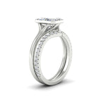 Load image into Gallery viewer, radiant-cut-bezel-solitaire-ring-with-diamond-band-in-white-gold-FD11229RAANGLE2-NL-WG.jpg?v=1758702888