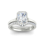 Load image into Gallery viewer, radiant-cut-bezel-solitaire-ring-with-diamond-band-in-white-gold-FD11229RAANGLE5-NL-WG.jpg?v=1758702887