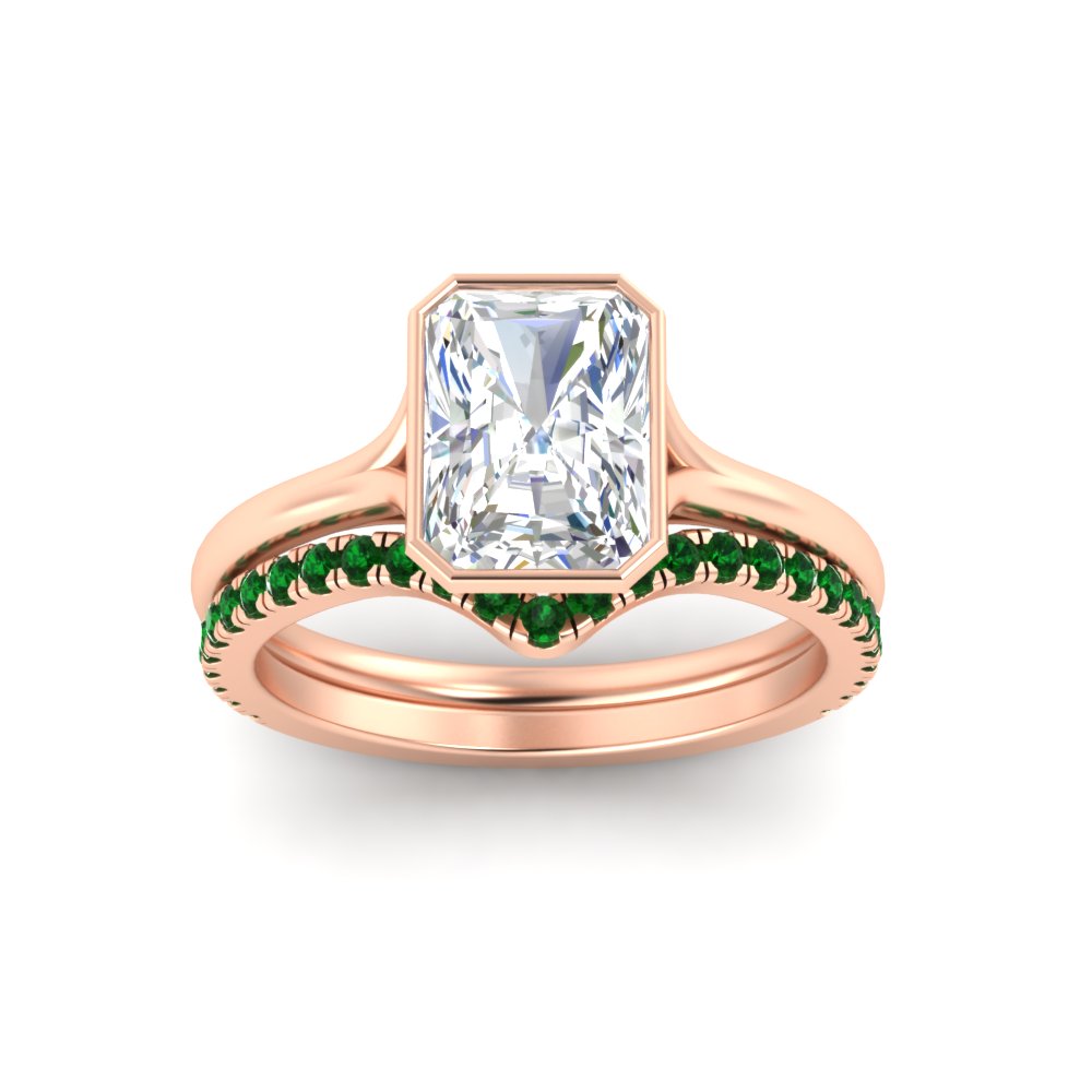 radiant-cut-bezel-solitaire-ring-with-emerald-band-in-rose-gold-FD11229RAGEMGRANGLE5-NL-RG.jpg?v=1758702887