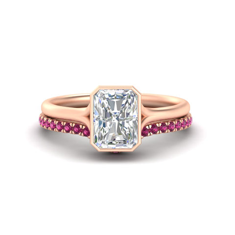 radiant-cut-bezel-solitaire-ring-with-pink-sapphire-band-in-rose-gold-FD11229RAGSADRPI-NL-RG.jpg?v=1758702887