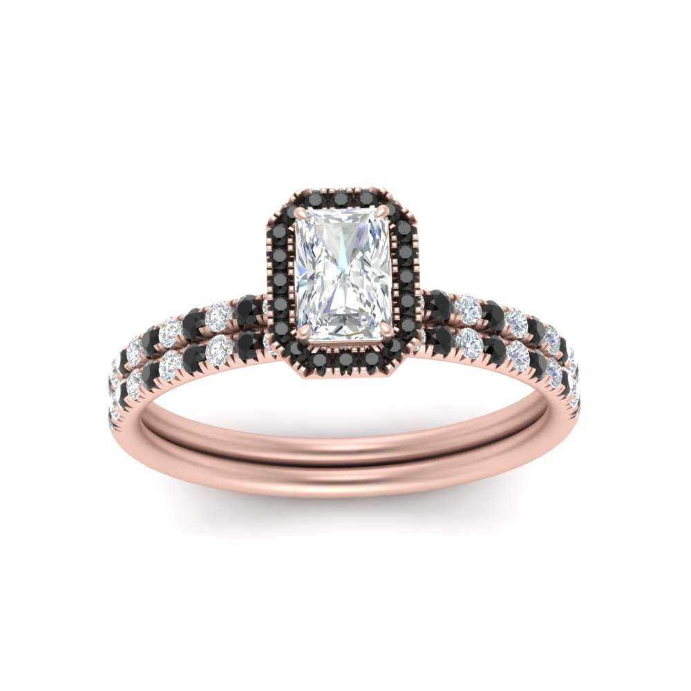 radiant-cut-black-diamond-halo-wedding-ring-set-in-rose-gold-FD-8523RAGBLACK-NL-RG