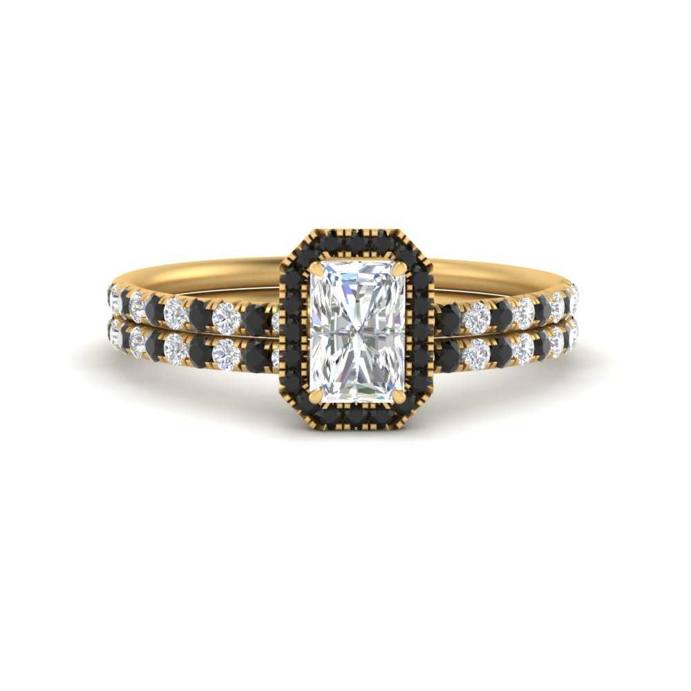 radiant-cut-black-diamond-halo-wedding-ring-set-in-yellow-gold-FD-8523RAGBLACK-NL-YG