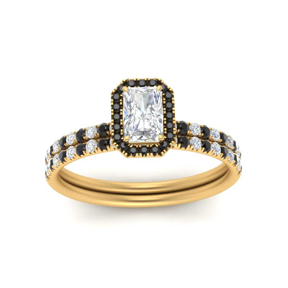 radiant-cut-black-diamond-halo-wedding-ring-set-in-yellow-gold-FD-8523RAGBLACK-NL-YG