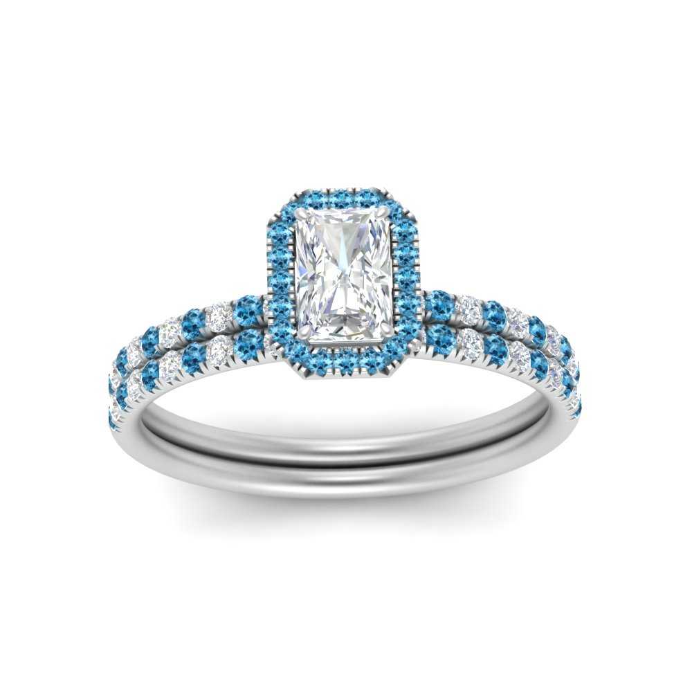 radiant-cut-blue-topaz-halo-wedding-ring-set-in-white-gold-FD-8523RAGICBLTO-NL-WG