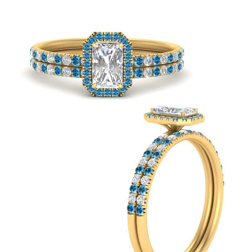 radiant-cut-blue-topaz-halo-wedding-ring-set-in-yellow-gold-FD-8523RAGICBLTO-NL-YG