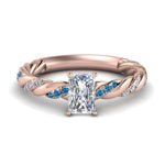 Load image into Gallery viewer, radiant-cut-blue-topaz-twisted-vine-engagement-ring-in-rose-gold-FD9127RARGICBLTO-NL-RG

