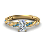 Load image into Gallery viewer, radiant-cut-blue-topaz-twisted-vine-engagement-ring-in-yellow-gold-FD9127RARGICBLTO-NL-YG
