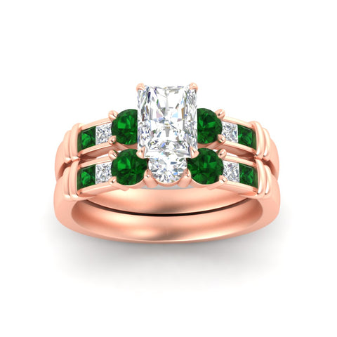 radiant-cut-bridal-ring-set-with-emerald-princess-channel-accents-in-rose-gold-fdens286ragemgrangle5-nl-rg.jpg