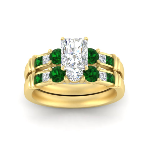radiant-cut-bridal-ring-set-with-emerald-princess-channel-accents-in-yellow-gold-fdens286ragemgrangle5-nl-yg.jpg