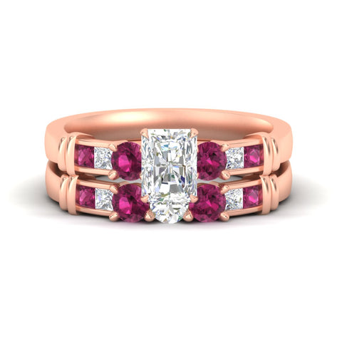 radiant-cut-bridal-ring-set-with-pink-sapphire-princess-channel-accents-in-rose-gold-fdens286ragsadrpisleep-nl-rg.jpg