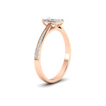 Load image into Gallery viewer, radiant-cut-cathedral-pave-diamond-engagement-ring-in-rose-gold-FD11145RARANGLE2-NL-RG
