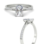 Load image into Gallery viewer, radiant-cut-cathedral-pave-diamond-engagement-ring-in-white-gold-FD11145RARANGLE3-NL-WG
