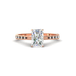 Load image into Gallery viewer, radiant-cut-cathedral-pave-diamond-engagement-ring-with-black-diamond-in-rose-gold-FD11145RARGBLACK-NL-RG

