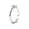 Load image into Gallery viewer, radiant-cut-cathedral-pave-diamond-engagement-ring-with-black-diamond-in-white-gold-FD11145RARGBLACKANGLE2-NL-WG