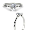 Load image into Gallery viewer, radiant-cut-cathedral-pave-diamond-engagement-ring-with-black-diamond-in-white-gold-FD11145RARGBLACKANGLE3-NL-WG