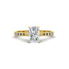 Load image into Gallery viewer, radiant-cut-cathedral-pave-diamond-engagement-ring-with-black-diamond-in-yellow-gold-FD11145RARGBLACK-NL-YG