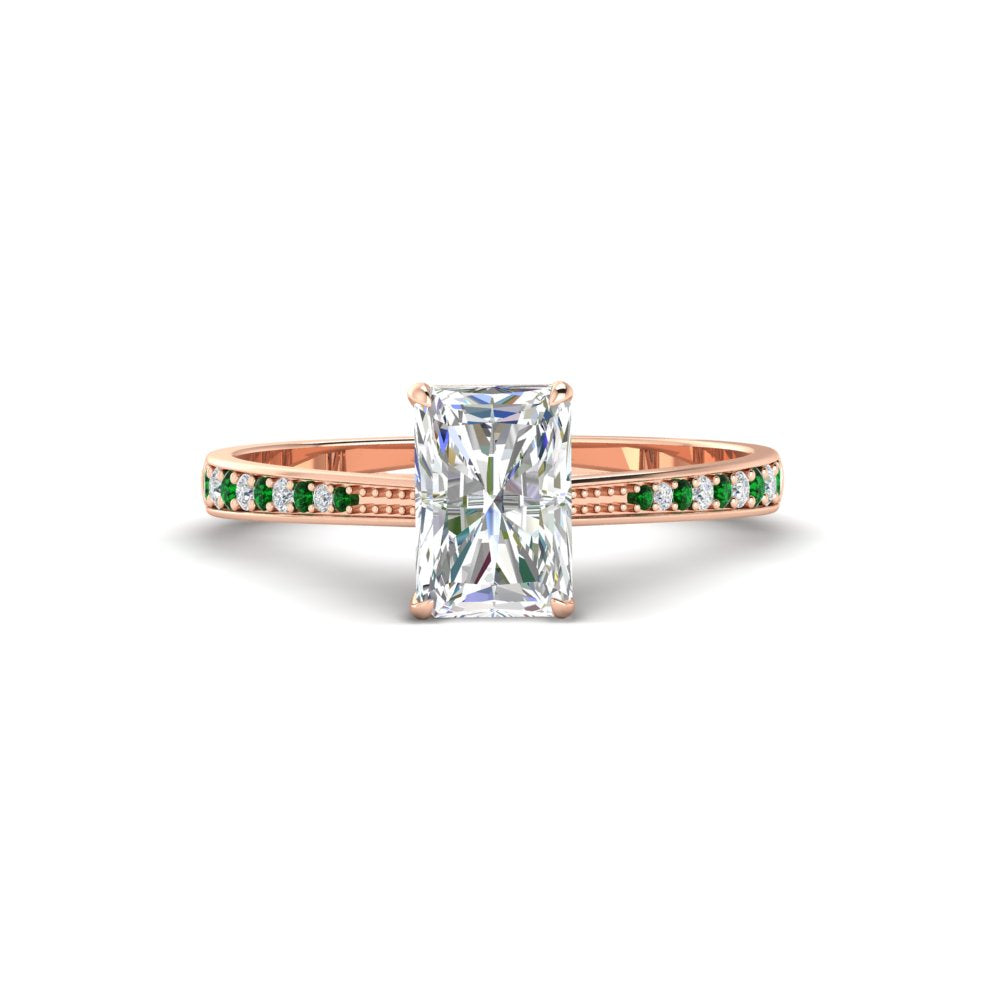 radiant-cut-cathedral-pave-diamond-engagement-ring-with-emerald-in-rose-gold-FD11145RARGEMGR-NL-RG