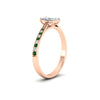 Load image into Gallery viewer, radiant-cut-cathedral-pave-diamond-engagement-ring-with-emerald-in-rose-gold-FD11145RARGEMGRANGLE2-NL-RG